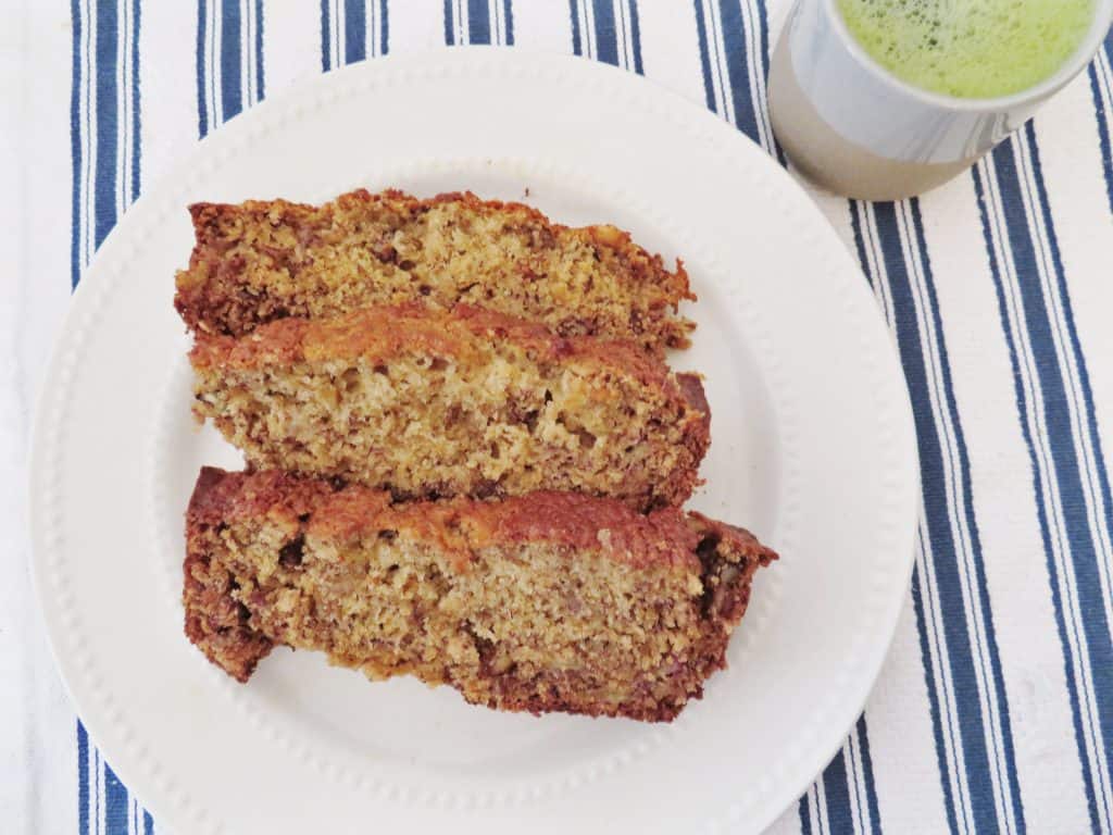 Banana bread with Matcha. - The Midwest Kitchen Blog