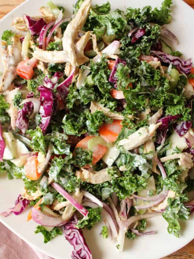 Easy Kale Chicken Salad Recipe
