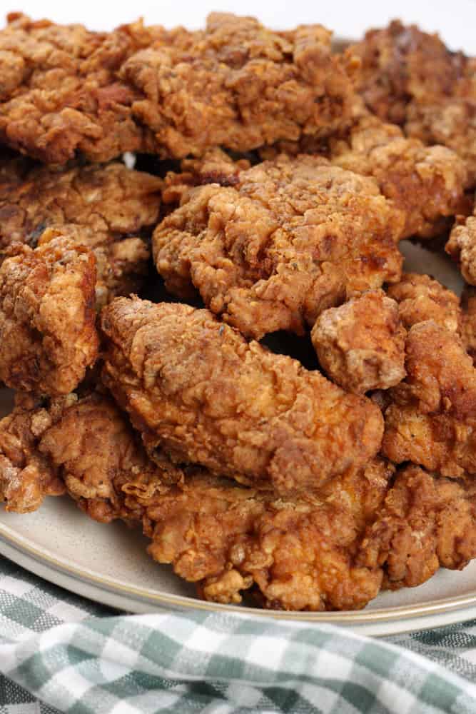 Crispy Fried Chicken without Buttermilk - The Midwest Kitchen Blog